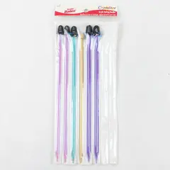 Susan Bates Crystalites Acrylic Knitting Needles Set of 6 