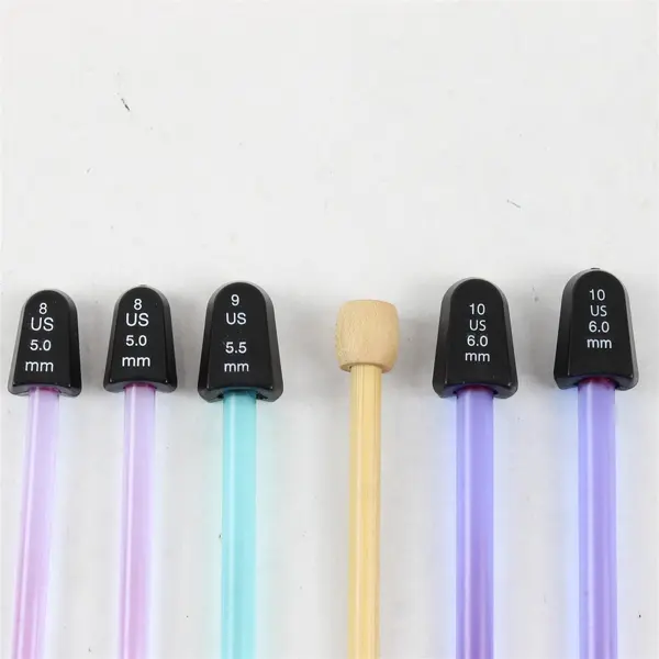 Susan Bates Crystalites Acrylic Knitting Needles Set of 6 