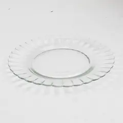 Duralex DRX9 Pattern Clear Glass Round Bread And Butter Plate 7.25" Diameter