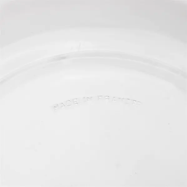 Duralex DRX9 Pattern Clear Glass Round Bread And Butter Plate 7.25" Diameter