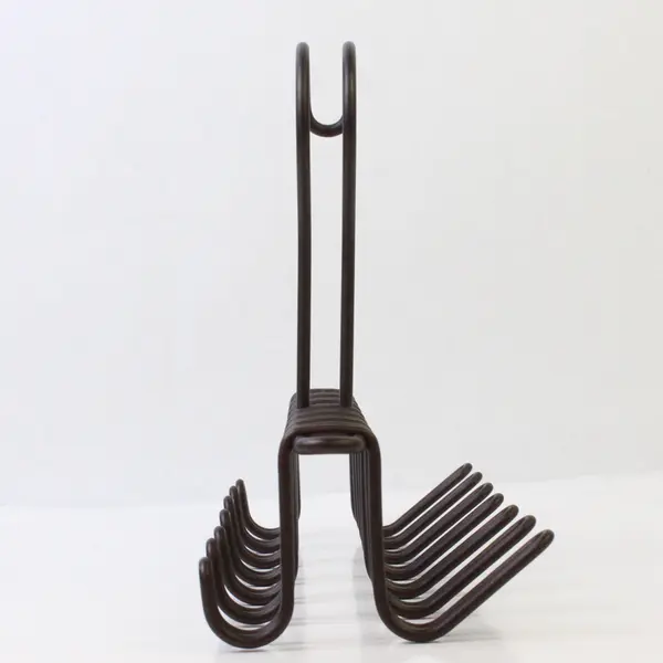 Brown Metal Tie & Accessory Hanger Multiple Hooks Closet Organizer