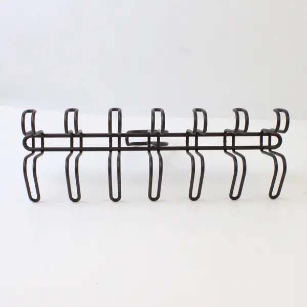 Brown Metal Tie & Accessory Hanger Multiple Hooks Closet Organizer