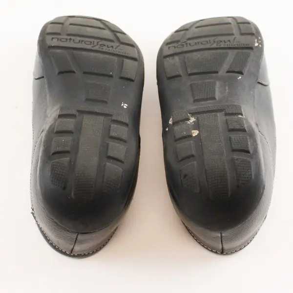 NaturalSoal By Naturalizer Black Leather Slip On Loafer Flats Women's Size 8.5M