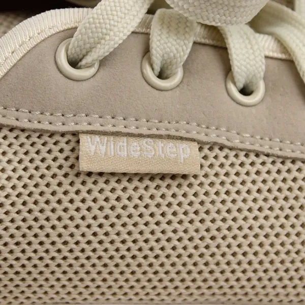 Widestep Beige/Cream Knit Barefoot Lace-Up Sneaker Shoes Women's Size 8.5