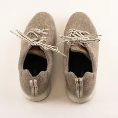 Pendleton Vibram Beige/Gray Wool Low-Top Lace-Up Sneaker Shoes Men's Size 10