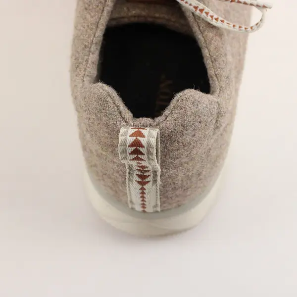 Pendleton Vibram Beige/Gray Wool Low-Top Lace-Up Sneaker Shoes Men's Size 10