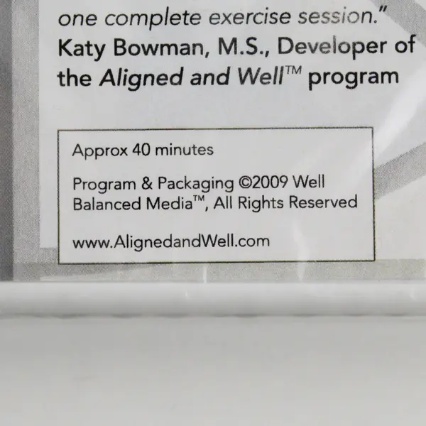 Down There for Women 2009 DVD from the Aligned and Well Series Sealed New