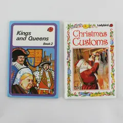 Lot of 2 Vintage Ladybird Children's Stories in History 1986 & 1988 HC Good
