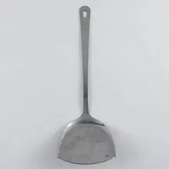 18/0 Stainless Steel Wok Spatula W/ Long Handle Made in China Used Condition