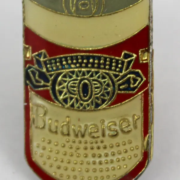 Vintage Budweiser Enamel Can Lapel Pin Breweriana Beer Collectible
