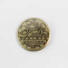 Vintage Pinback Button The Golden Dollar Club El Dorado Hotel Casino In Reno