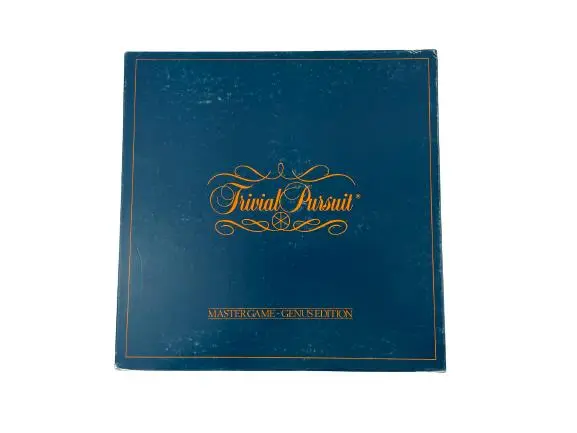 Vintage Trivial Pursuit Master Game Genus Edition 1981 Horn Abbot No. 7 Board