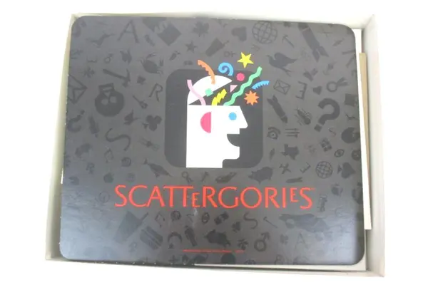 1988 Milton Bradley Scattergories Game Family Fun Fast Paced Thinking Mind Dice