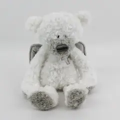 DEMDACO My Guardian Angel White Teddy Bear Plush Stuffed Animal