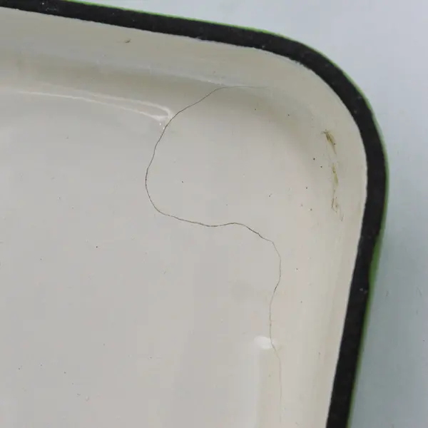 Wolfgang Puck 21 Inch Cast Iron And Enamel Reversible Grill Pan Green And Cream