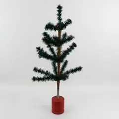 The Feather Tree Company Goose Feather Christmas Tree With Berries 26.5"