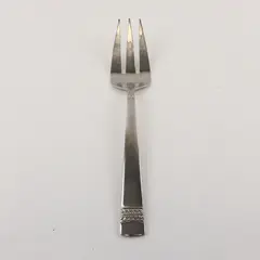 18/10 Stainless Serving Fork by Reed and Barton in the Pattern Evergreen