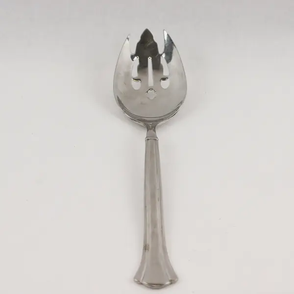 Reed and Barton  Stainless Slotted Salad Serving Fork in the Pattern Endicott