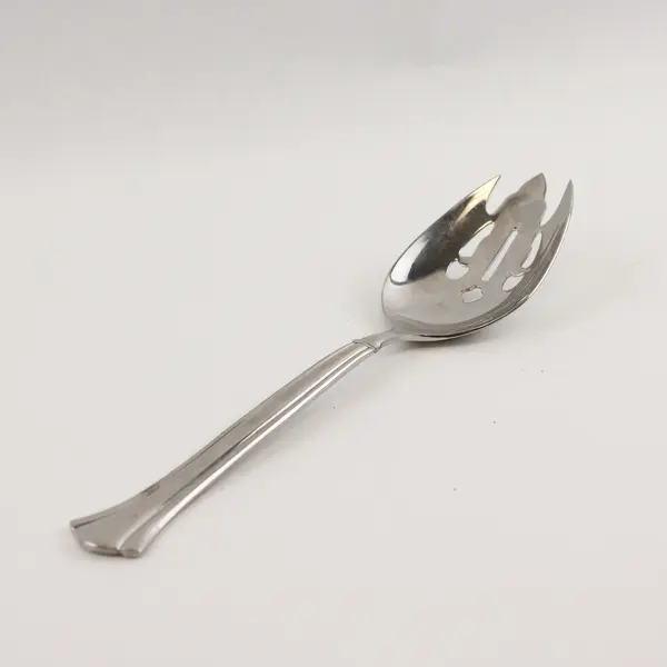 Reed and Barton  Stainless Slotted Salad Serving Fork in the Pattern Endicott