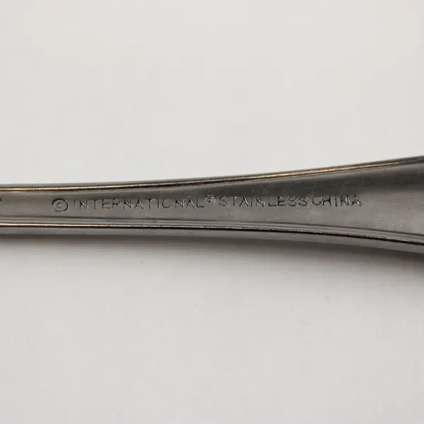 Three Stainless Salad Forks by International  in the Pattern Nouveau