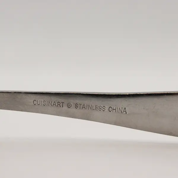 Two Stainless Pointed Tip Dinner Forks by Cuisinart in the Pattern Sienna