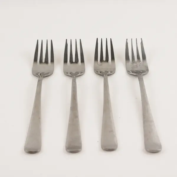 Four 18/10 Stainless Cuisinart Salad Forks in Richfield Pattern Made in China