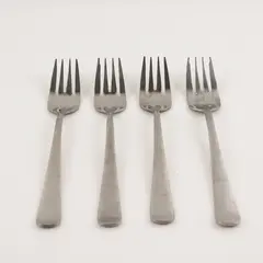 Four 18/10 Stainless Cuisinart Salad Forks in Richfield Pattern Made in China