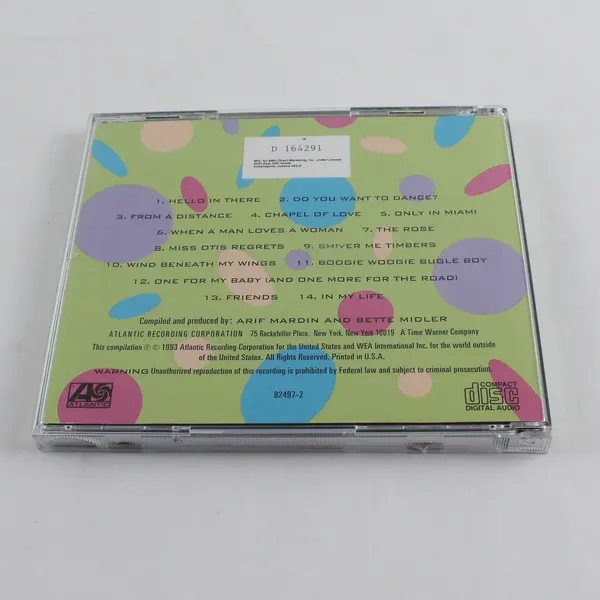 Bette Midler Experience the Divine Greatest Hits CD, 1993 7 82497-2 
