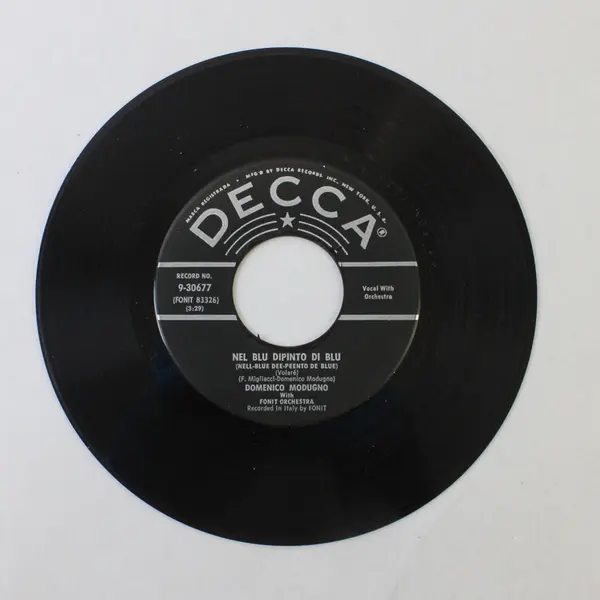 Domenico Modugno - Nel Blu Dipinto Di Blu / Mariti in Citta 7" Vinyl Record