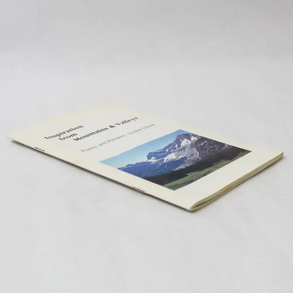 Inspiration from Mountains & Valleys by Louise Glenn Poetry & Pictures Booklet