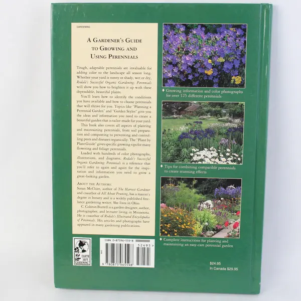 Perennials by Susan McClure 1993 Rodale Hardcover