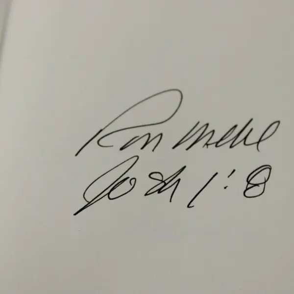 Lot of 2 Books: Right With God (Signed) Ron Mehl & Principles of Perseverance