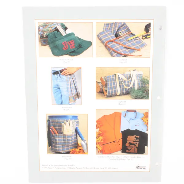 Sewing With Nancy by Nancy Zieman Features Gifts For Guys 1995 Paperback