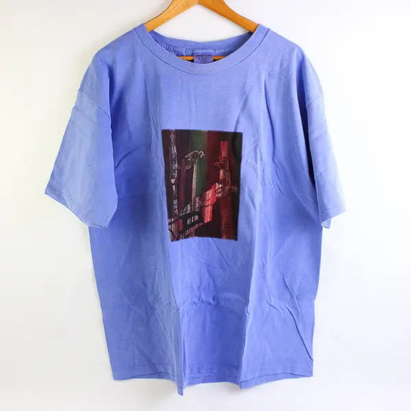 Vtg Comfort Colors Adult XL Lilac Totem Pole Graphic Short Sleeve T-Shirt - New