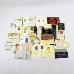 Lot Of 37 Napa Valley California Fine Wine Labels 1994-2003 Unused