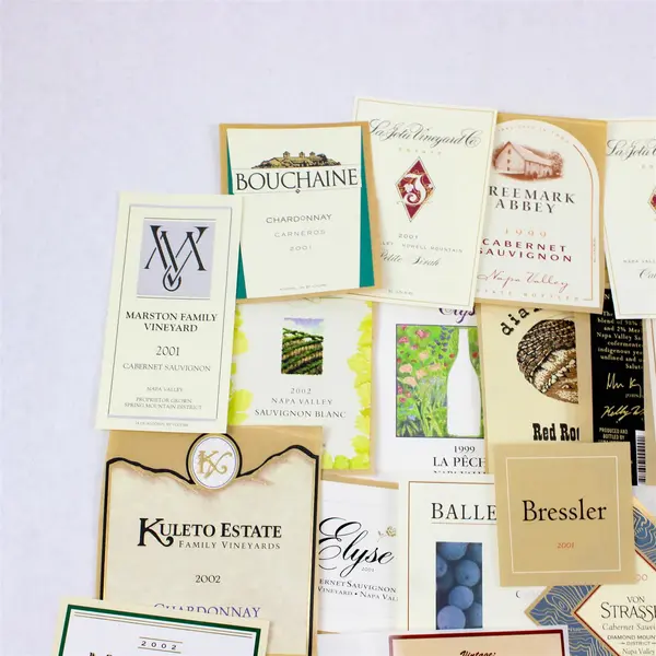 Lot Of 37 Napa Valley California Fine Wine Labels 1994-2003 Unused