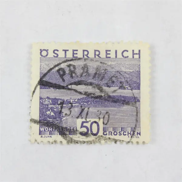 Lot Of 5 Austria Landscapes 10/20/30/40/50g Stamps Used 1930s