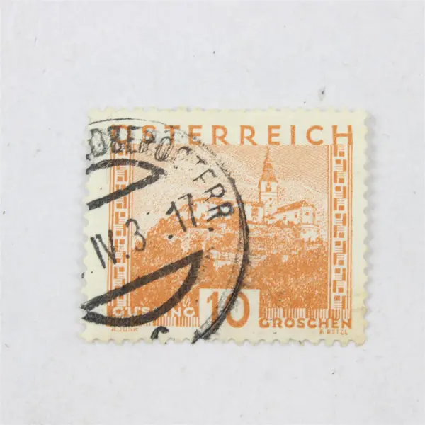 Lot Of 5 Austria Landscapes 10/20/30/40/50g Stamps Used 1930s