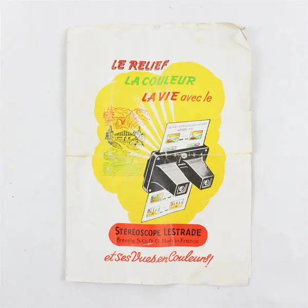 Vintage Lestrade Stereoview Catalog Brochure French 1960s