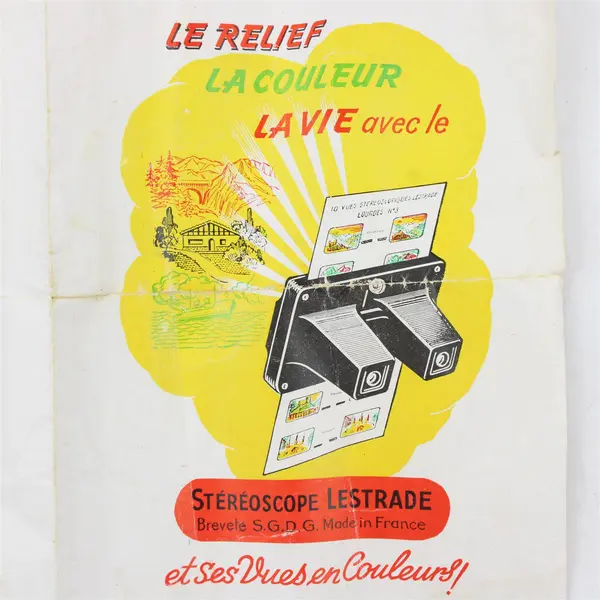 Vintage Lestrade Stereoview Catalog Brochure French 1960s