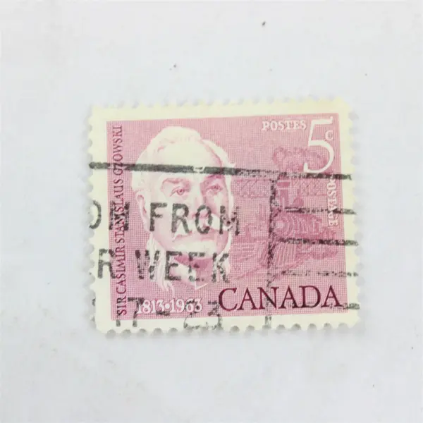 Lot Of 5 Mixed Canada Postage Stamps 1955-1963 Used Cancelled 