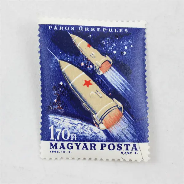 Lot Of 6 Hungary Spacecraft Stamps Mint Canceled To Order 1960s Mixed Series