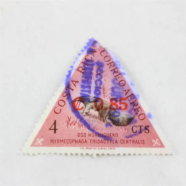 Lot Of 6 Costa Rica Commemorative Air Mail Stamps Mint Canceled To Order 