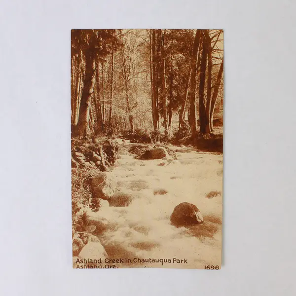 Lot Of 3 Vintage Ashland Creek Oregon Litho Postcards Pacific Novelty Company