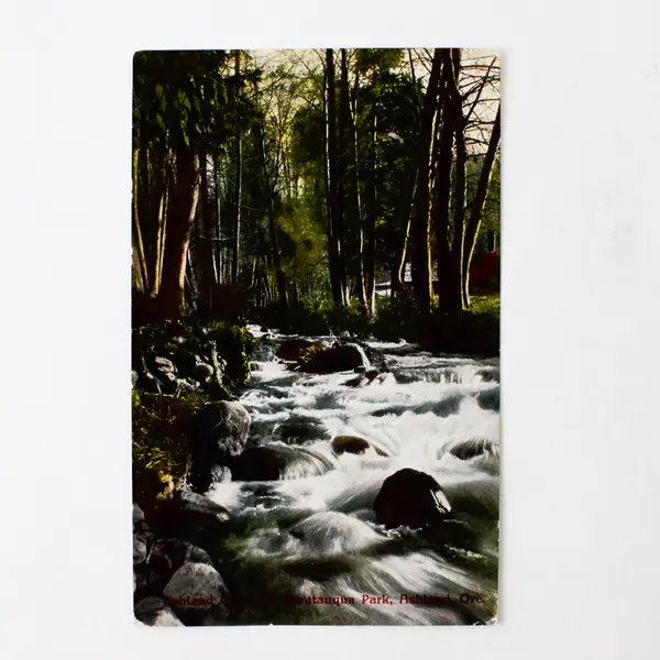 Lot Of 3 Ashland Creek Oregon Litho Postcards Circa 1910 