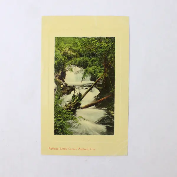 Lot Of 3 Ashland Creek Oregon Litho Postcards Circa 1910 