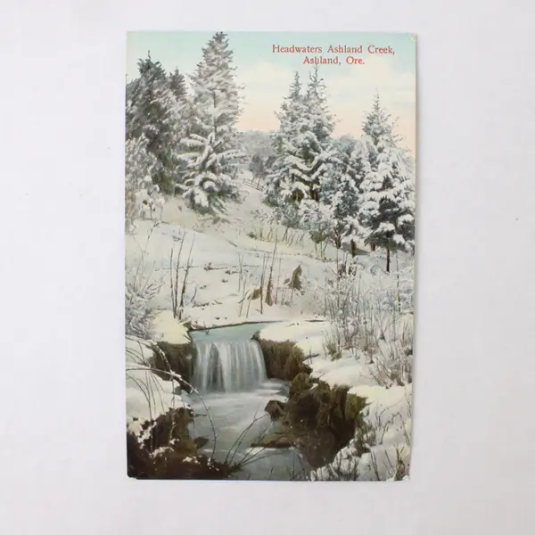 Lot Of 3 Ashland Creek Oregon Litho Postcards Circa 1910 