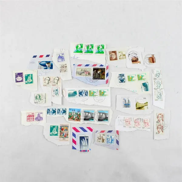 Lot Of 50 Germany Mixed Commemorative Stamps Used On Paper 1990s