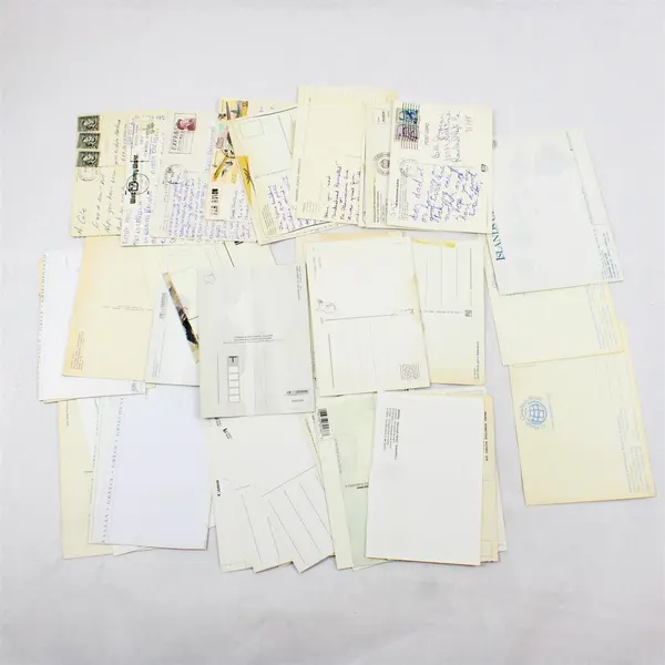 Lot Of 44 Vintage Used USA International Postcards Crafting Junk Journaling