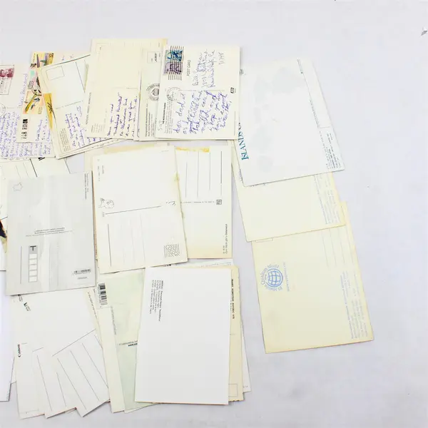 Lot Of 44 Vintage Used USA International Postcards Crafting Junk Journaling